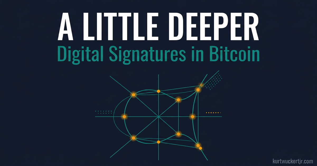 Why and How Digital Signatures Work in Bitcoin